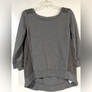 Lace Sides Hollister Sweatshirt